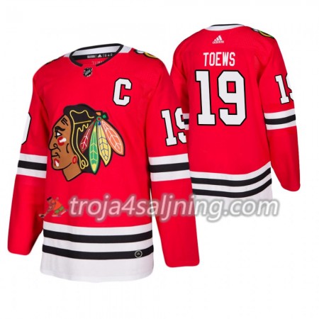 Chicago Blackhawks tröja Jonathan Toews 19 2019-2020 Adidas Röd Authentic - NHL Tröjor Herr Chicago Blackhawks tröja Jonathan Toews 19 2019-2020 Adidas Röd Authentic - NHL Tröjor Herr